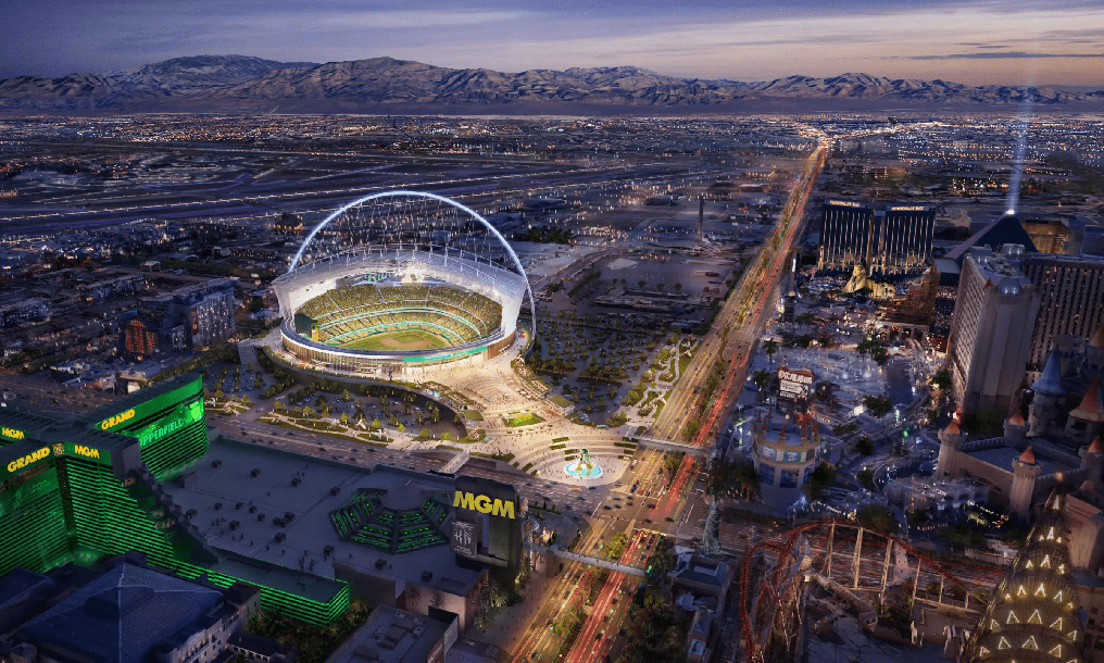 Bally's has announced that it will launch the first phase of its new Las Vegas hotel simultaneously with A's ballpark.